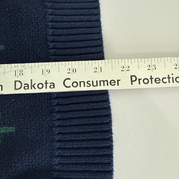 Hanna Andersson Winter Christmas Skier Tree Cotton Sweater Boys 140cm US Size 10 - Picture 7 of 7